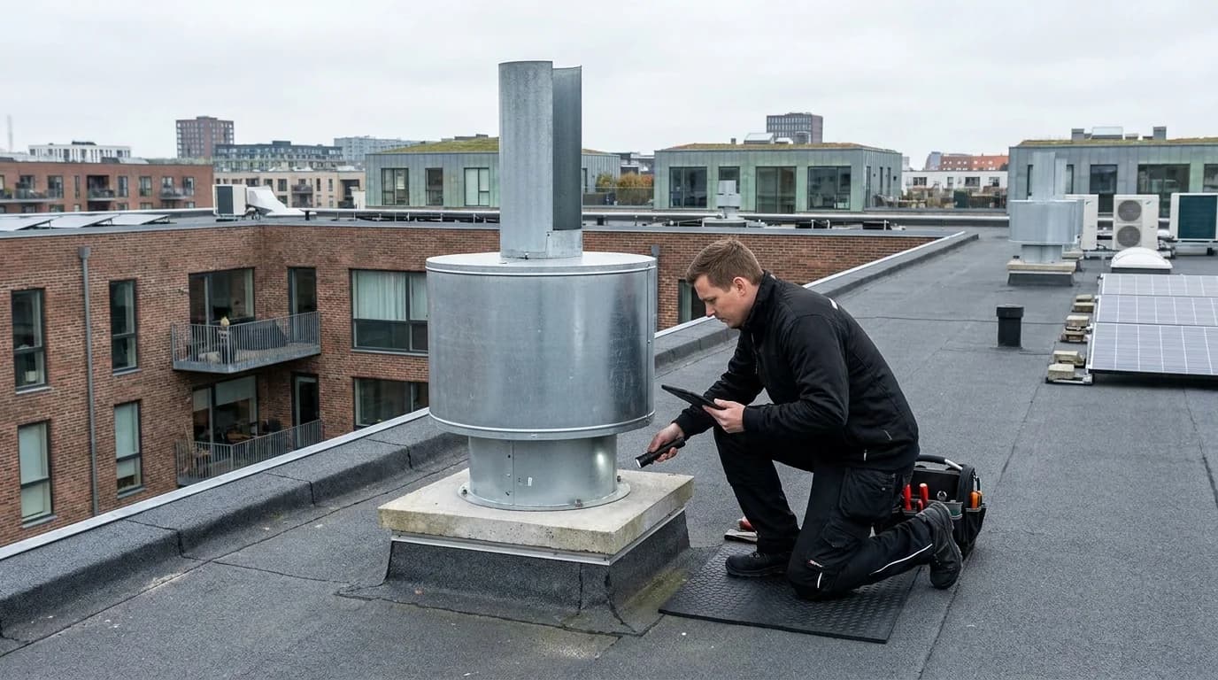 ABV-anlæg – automatisk brandventilation der leder røgen ud