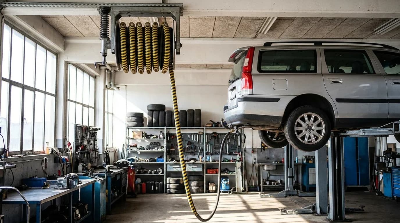 Autoværksted-udsugning