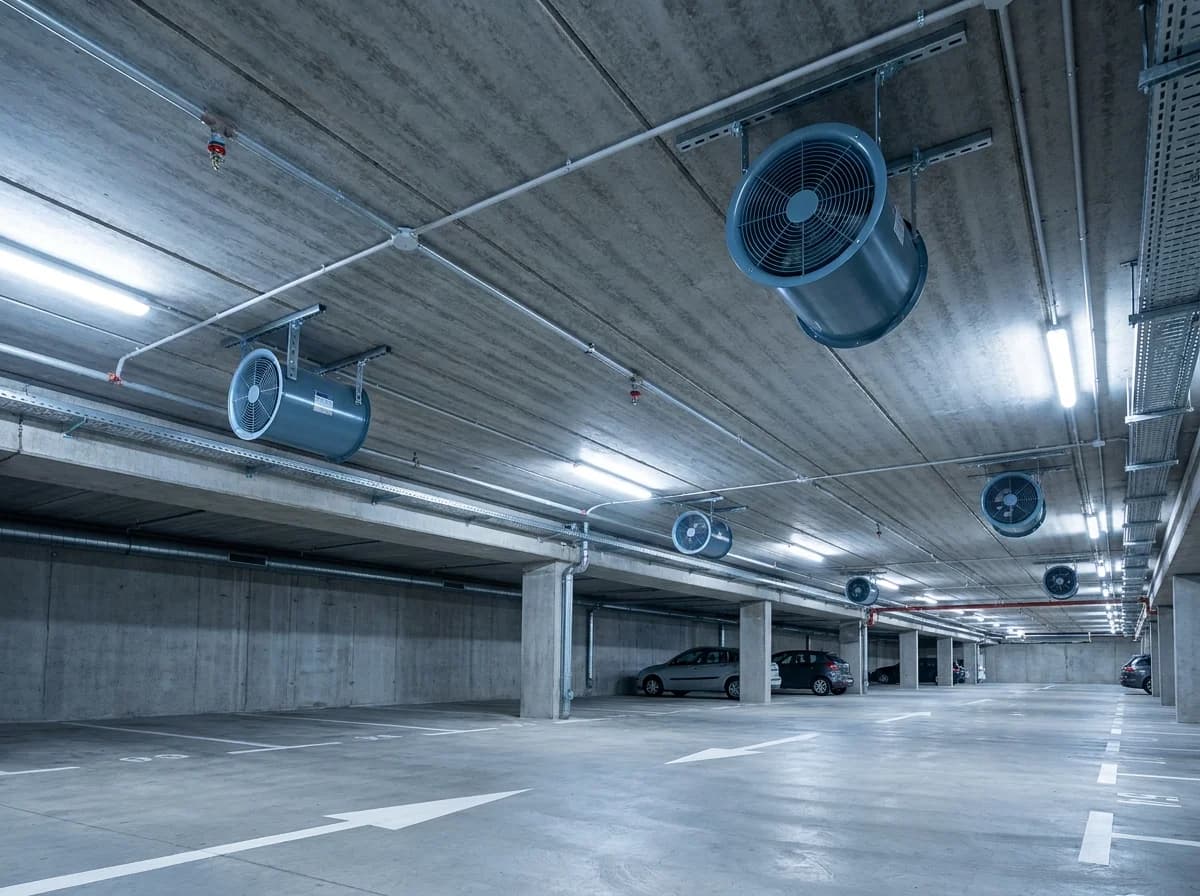 Brandventilation i trapperum og elevatorskakte