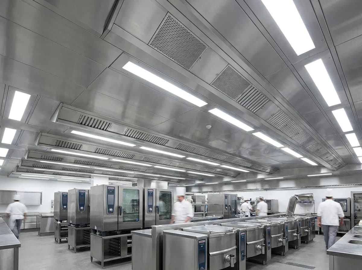 Ventilationsloft — til store produktionskøkkener