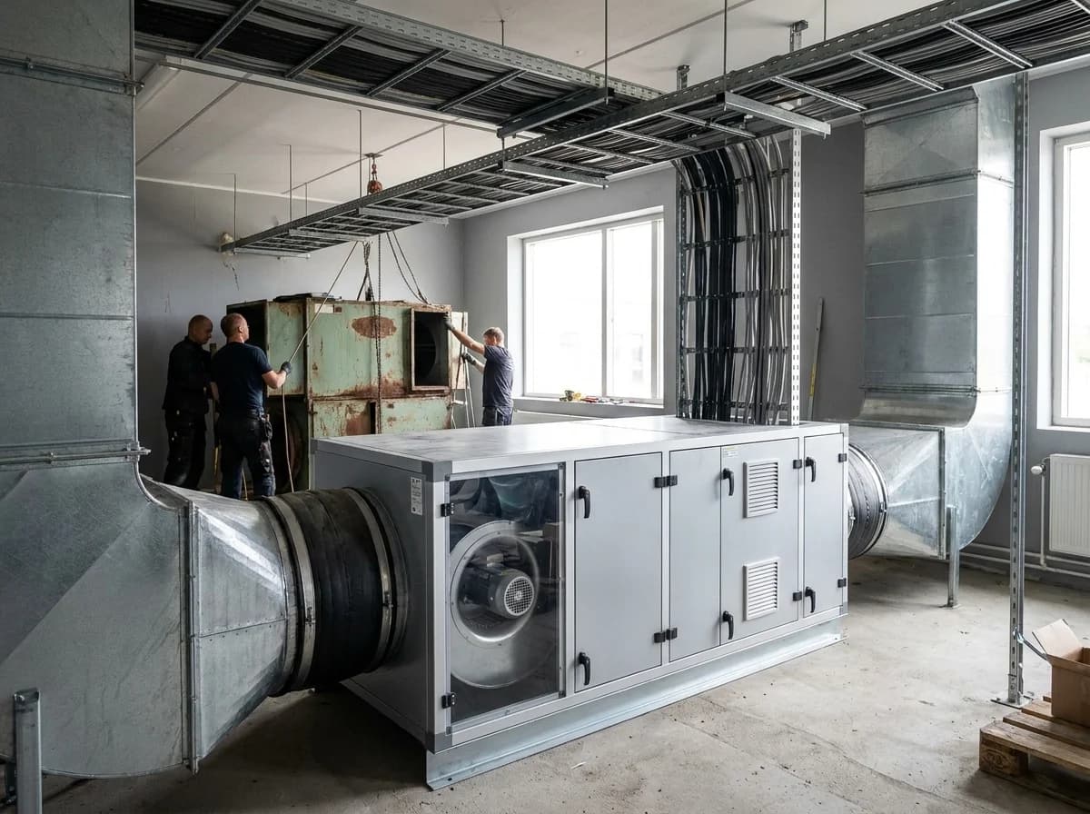 Udskiftning af ældre ventilationsanlæg