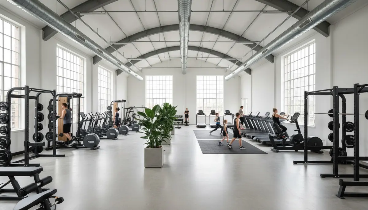 Ventilation til fitness, svømmehaller og sportsfaciliteter