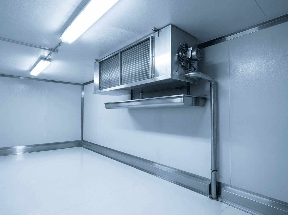 Fødevareventilation til kølerum, produktion og pakkeri
