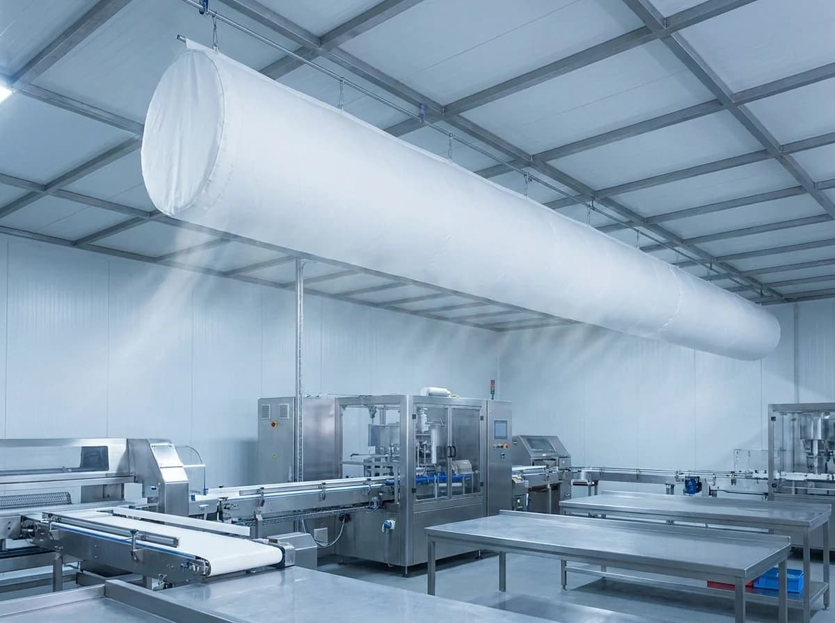 Fødevareventilation — hygiejniske løsninger til slagteri, kølerum og fødevareproduktion