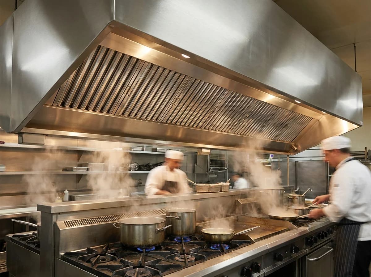 Køkken- og procesudsugning til restaurant