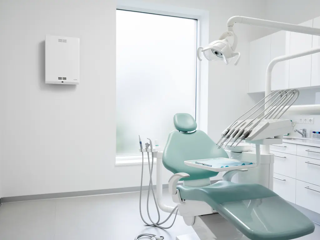 Ventilation til klinikker, tandlæger og frisører