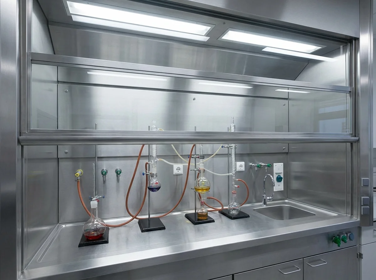 Stinkskabe (fume cupboards) – den primære løsning