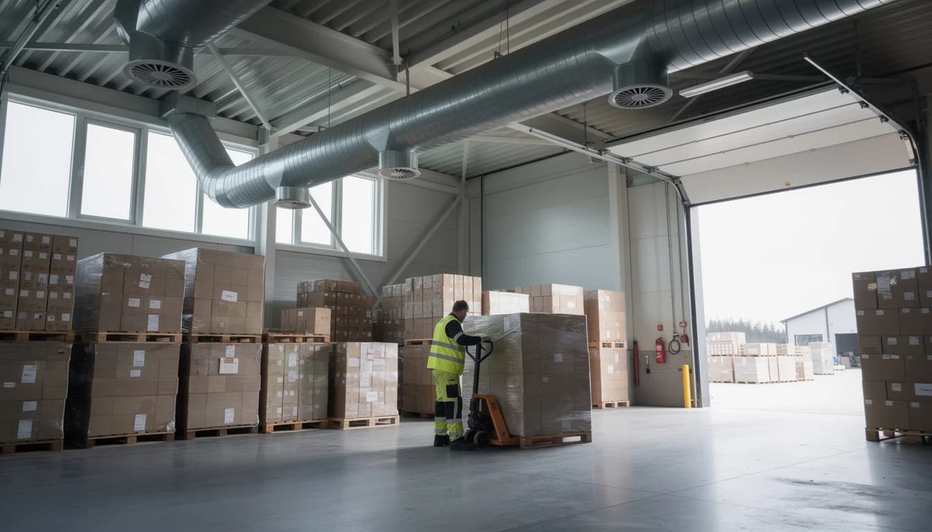 Energieffektiv lagerventilation