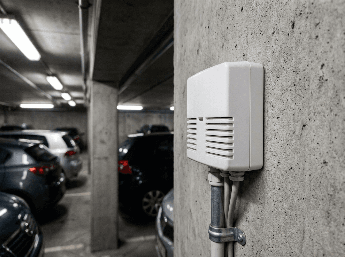 Parkeringskælder ventilation – impulsventilation, CO-styring og brandsikring