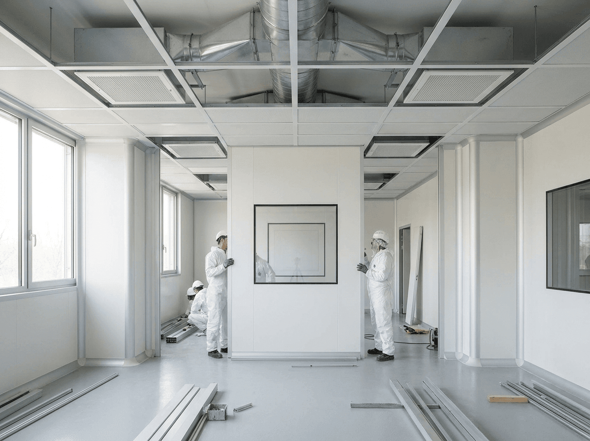 Løsning 4 — Modulopbygget vs. konventionelt renrum