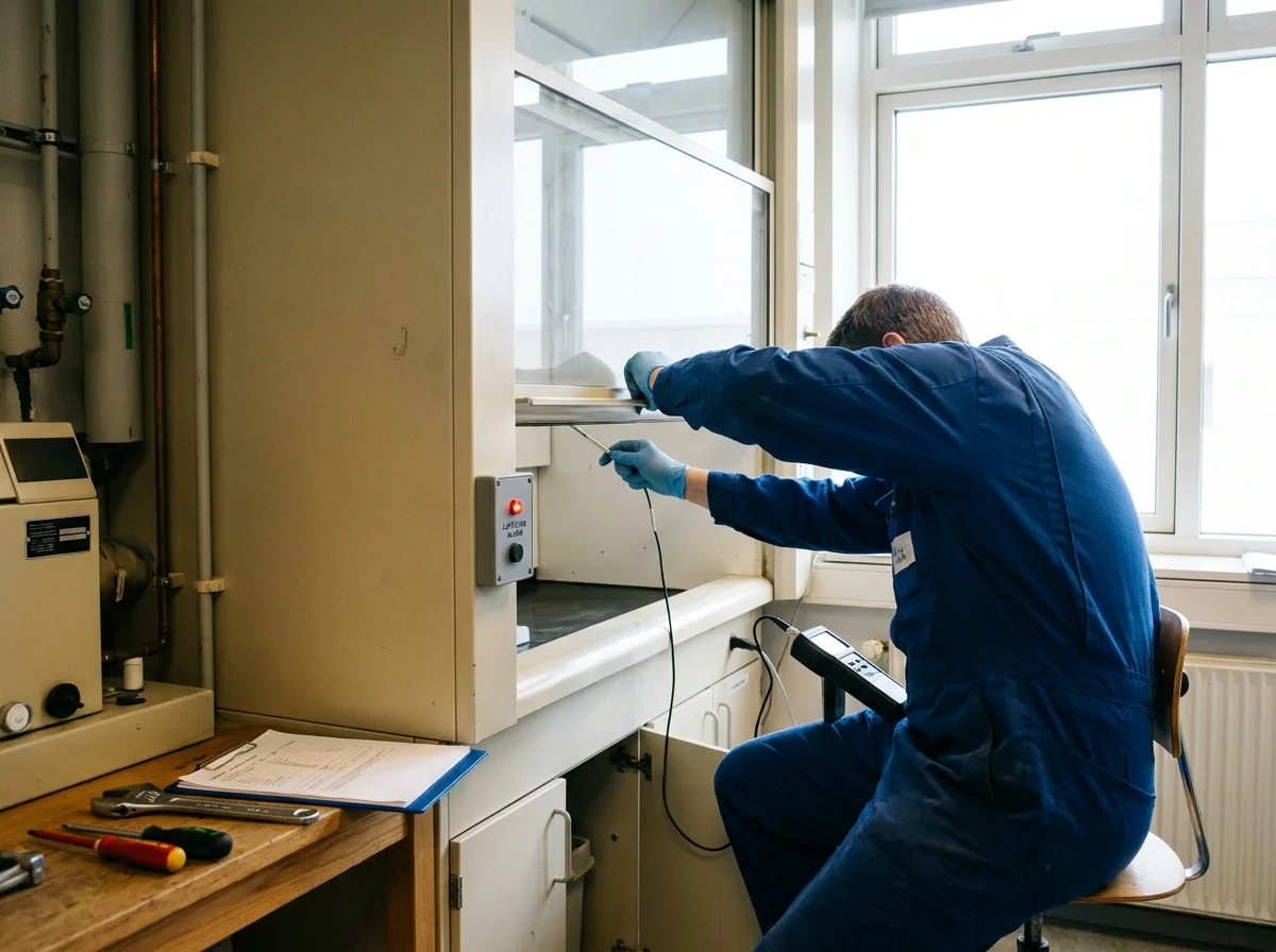 Service og lovpligtigt eftersyn af stinkskabe