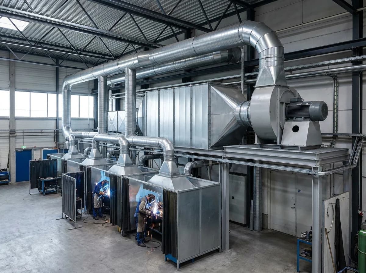 Central procesventilation med filteranlæg