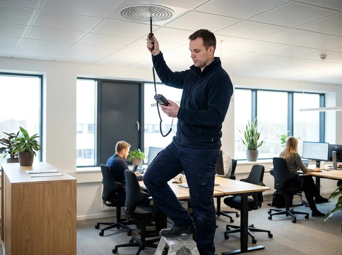 Service og eftersyn af VAV-anlæg